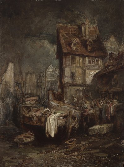 Interno di un porto da Eugene Isabey